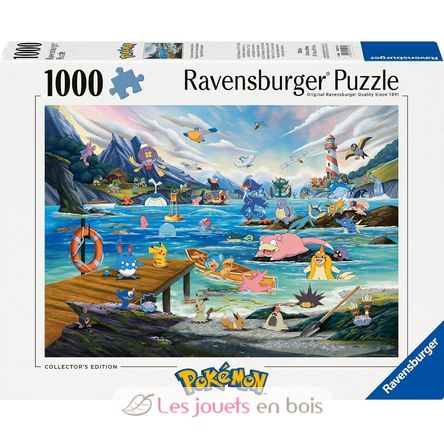 Puzzle Pokémon Aquali et Marine tempérée 1000 pcs RAV12002035 Ravensburger 1