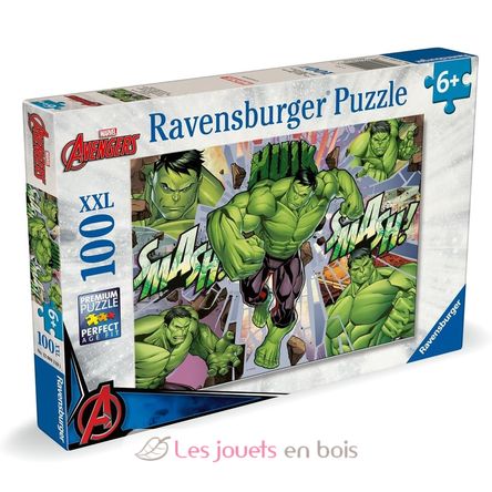 Puzzle Hulk Marvel Avengers 100 pcs XXL RAV12004119 Ravensburger 1