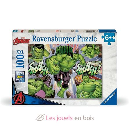 Puzzle Hulk Marvel Avengers 100 pcs XXL RAV12004119 Ravensburger 3