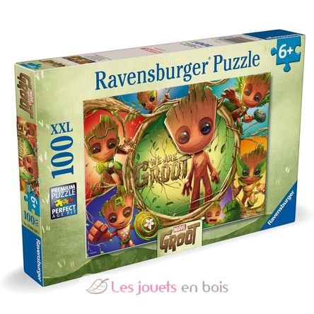 Puzzle Groot Marvel Avengers 100 pcs XXL RAV12004128 Ravensburger 1