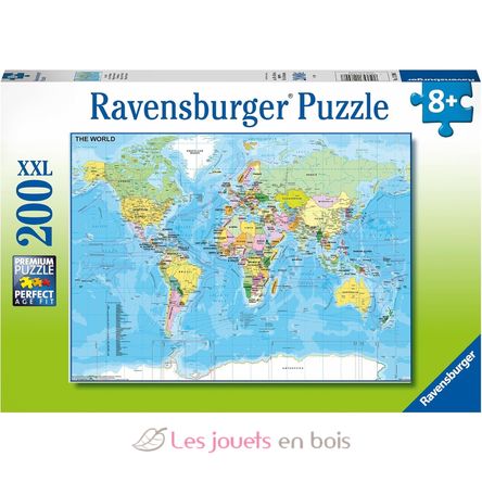 Puzzle Carte du monde 200 pcs RAV128907 Ravensburger 2