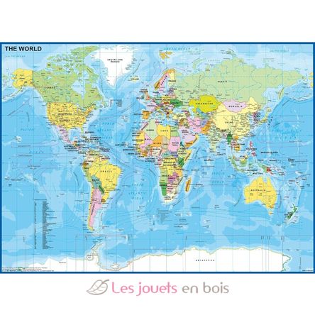 Puzzle Carte du monde 200 pcs RAV128907 Ravensburger 1