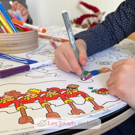 Recharge de 20 feuilles XXL OMY DK-Refill90OMY Drawin’Kids 3