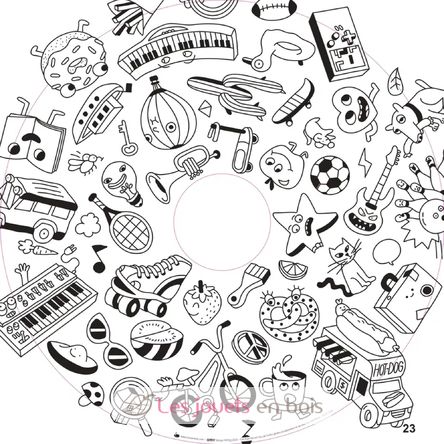 Recharge de 20 feuilles XXL OMY DK-Refill90OMY Drawin’Kids 8