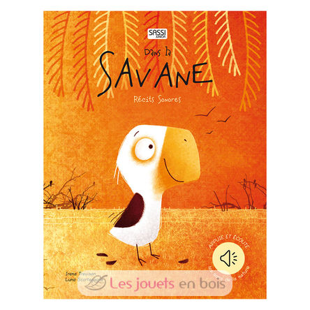 Livre sonore - Dans la savane SJ-9720 Sassi Junior 1
