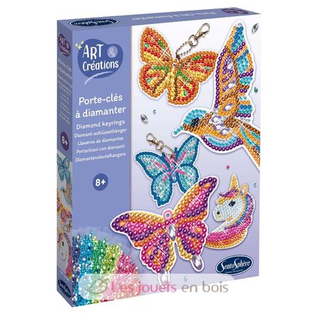Porte-clés à diamanter SS-32480 Sentosphère 1