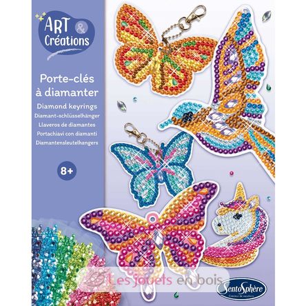 Porte-clés à diamanter SS-32480 Sentosphère 3