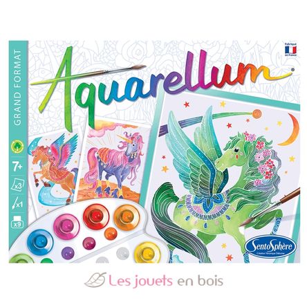 Aquarellum Licornes et Pégases SS-6394 Sentosphère 3