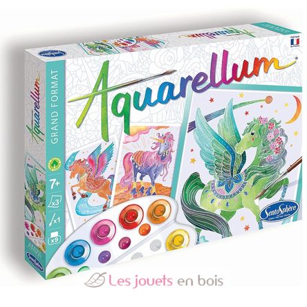 Aquarellum Licornes et Pégases SS-6394 Sentosphère 1