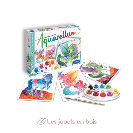 Aquarellum Licornes et Pégases SS-6394 Sentosphère 2