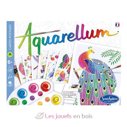 Aquarellum Cartes Postales Animaux SS-680 Sentosphère 3