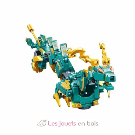 Robot Mecha 2 en 1 vert jaune SL-M38-B1275 Sluban 3