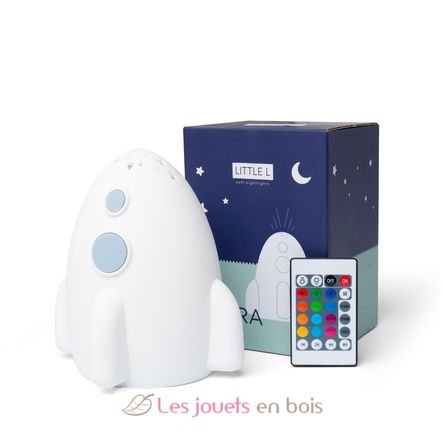 Veilleuse Fusée Astra avec télécommande LL-ROCWHITER Little L 2