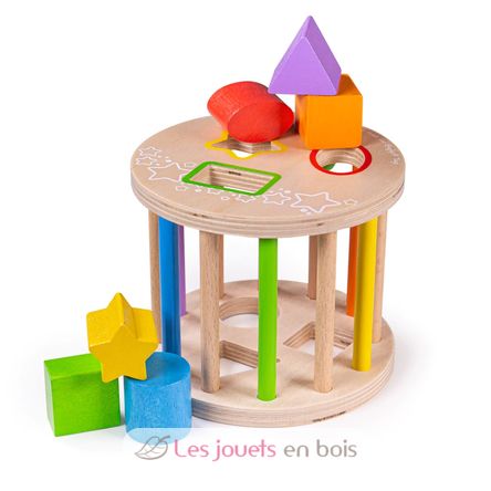 Rouleau trieur de formes BJ-BB096 Bigjigs Toys 1