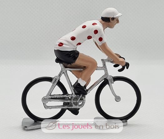 Figurine cycliste R Maillot à pois FR-R2 Fonderie Roger 1