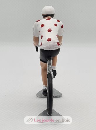 Figurine cycliste R Maillot à pois FR-R2 Fonderie Roger 2