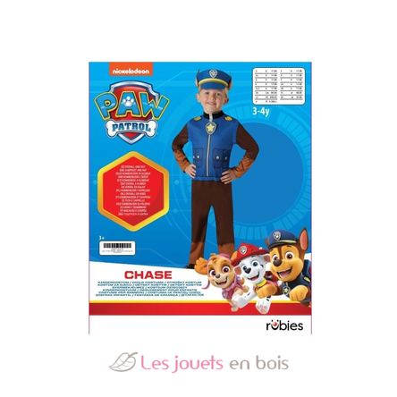 Déguisement Chase Pat' Patrouille 5-6 ans R630718T56 Rubies 4