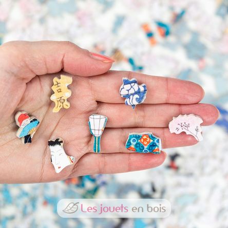 Rue Naka à Yoshiwara d'Hiroshige A1331-350 Puzzle Michèle Wilson 2