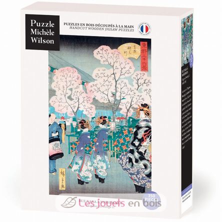 Rue Naka à Yoshiwara d'Hiroshige A1331-350 Puzzle Michèle Wilson 1