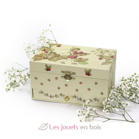 Boite à bijoux musicale Fée Fraises TR-S60615 Trousselier 5