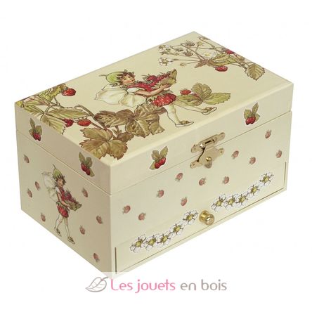 Boite à bijoux musicale Fée Fraises TR-S60615 Trousselier 1