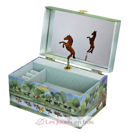 Boîte à bijoux musicale Cheval Normandie TR-S60620 Trousselier 2
