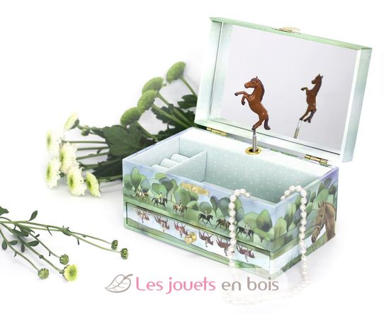 Boîte à bijoux musicale Cheval Normandie TR-S60620 Trousselier 6