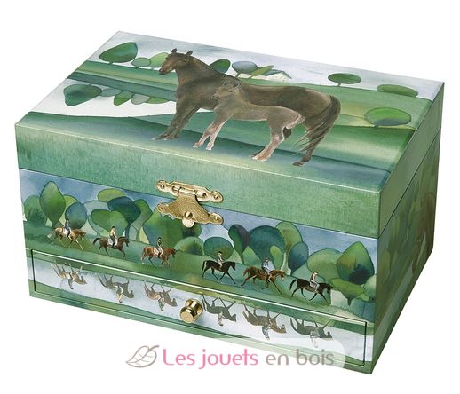 Boîte à bijoux musicale Cheval Normandie TR-S60620 Trousselier 1