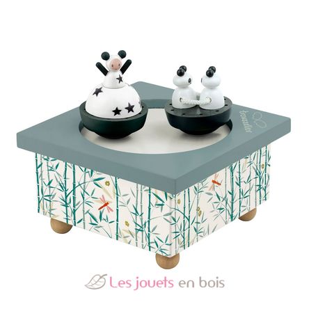 Boite à Musique Fille & Pandas TR-S95012-4818 Trousselier 1