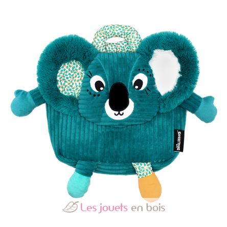 Sac à dos velours Berlingos le koala DE35037 Les Déglingos 1