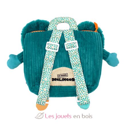 Sac à dos velours Berlingos le koala DE35037 Les Déglingos 2