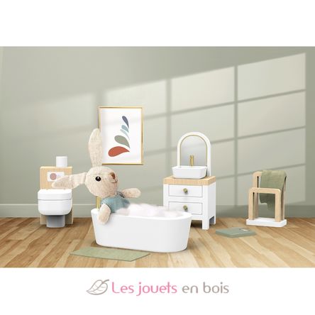 Salle de bain de la maison de poupée lapin SM-SP4004 Speedy Monkey 3