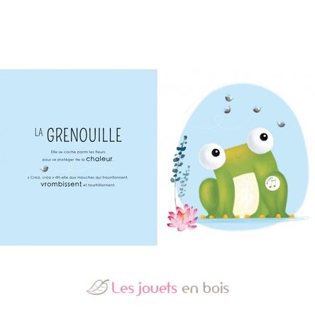 Livre sonore - Les petits habitants de la jungle SJ-3911 Sassi Junior 2