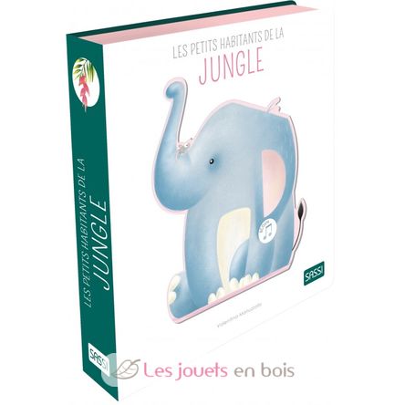 Livre sonore - Les petits habitants de la jungle SJ-3911 Sassi Junior 1