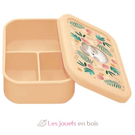 Boîte à lunch en silicone Gnawy le paresseux SJ-SI0825 Sassi Junior 1