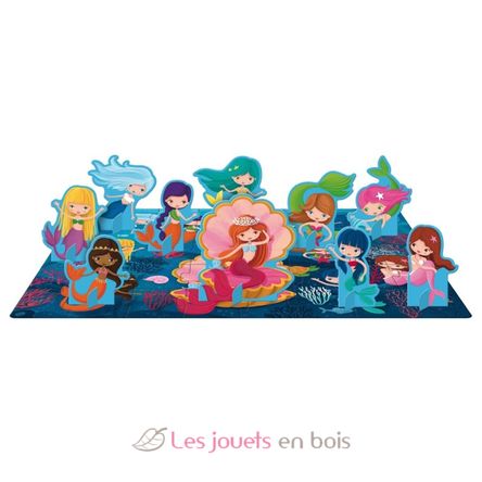Livre et puzzle Les sirènes SJ-307544 Sassi Junior 2
