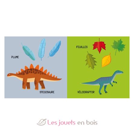 Livre et puzzle Les dinosaures SJ-307551 Sassi Junior 5