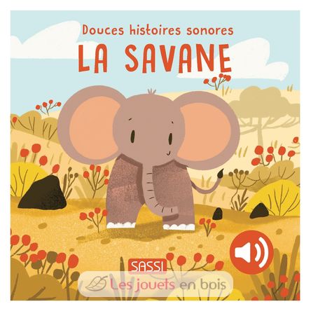Douces histoires sonores La savane SJ-309456 Sassi Junior 1