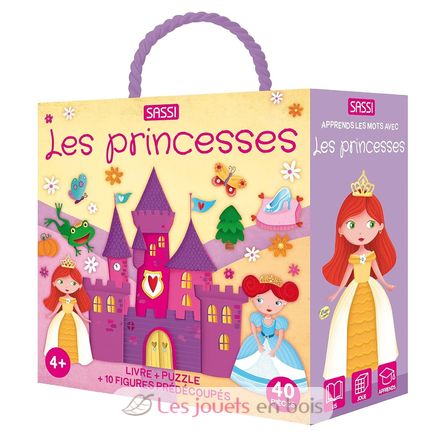 Livre et puzzle Les Princesses SJ-310506 Sassi Junior 1