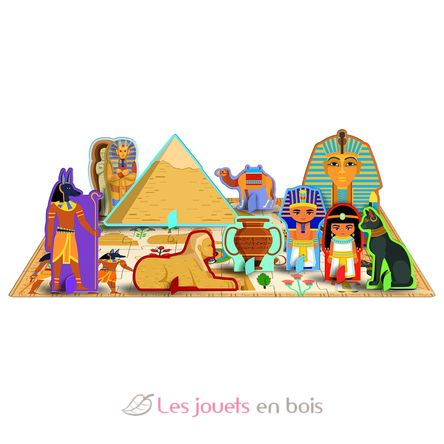 Livre et puzzle L'Egypte SJ-313736 Sassi Junior 2