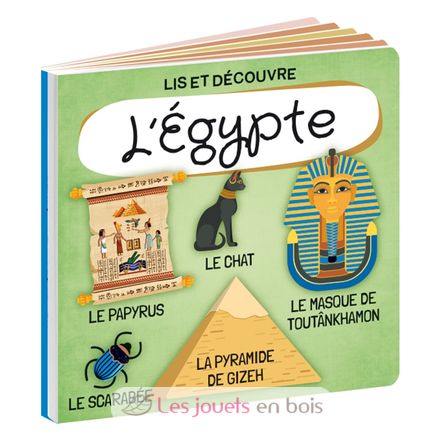 Livre et puzzle L'Egypte SJ-313736 Sassi Junior 3