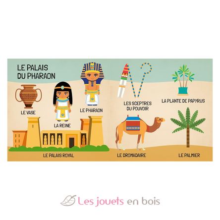 Livre et puzzle L'Egypte SJ-313736 Sassi Junior 4
