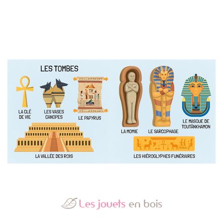 Livre et puzzle L'Egypte SJ-313736 Sassi Junior 5