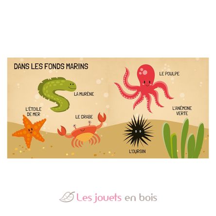 Livre et puzzle La mer SJ-313767 Sassi Junior 4