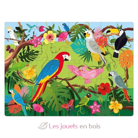Livre et puzzle Les oiseaux SJ-329331 Sassi Junior 6