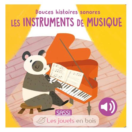 Douces histoires sonores Les instruments de musique SJ-330092 Sassi Junior 1