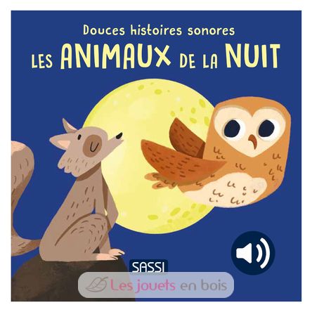 Douces histoires sonores Les animaux de la nuit SJ-330573 Sassi Junior 1
