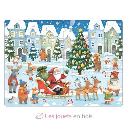 Livre et puzzle Noël SJ-331617 Sassi Junior 2