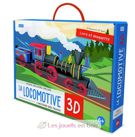 Construis la locomotive 3D SJ-7636 Sassi Junior 1