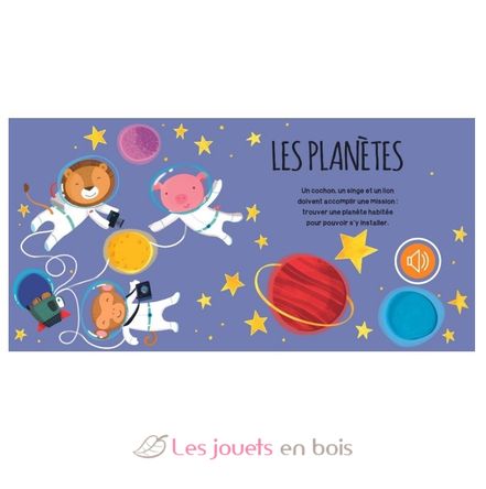 Livre sonore L'Espace SJ-8473 Sassi Junior 2